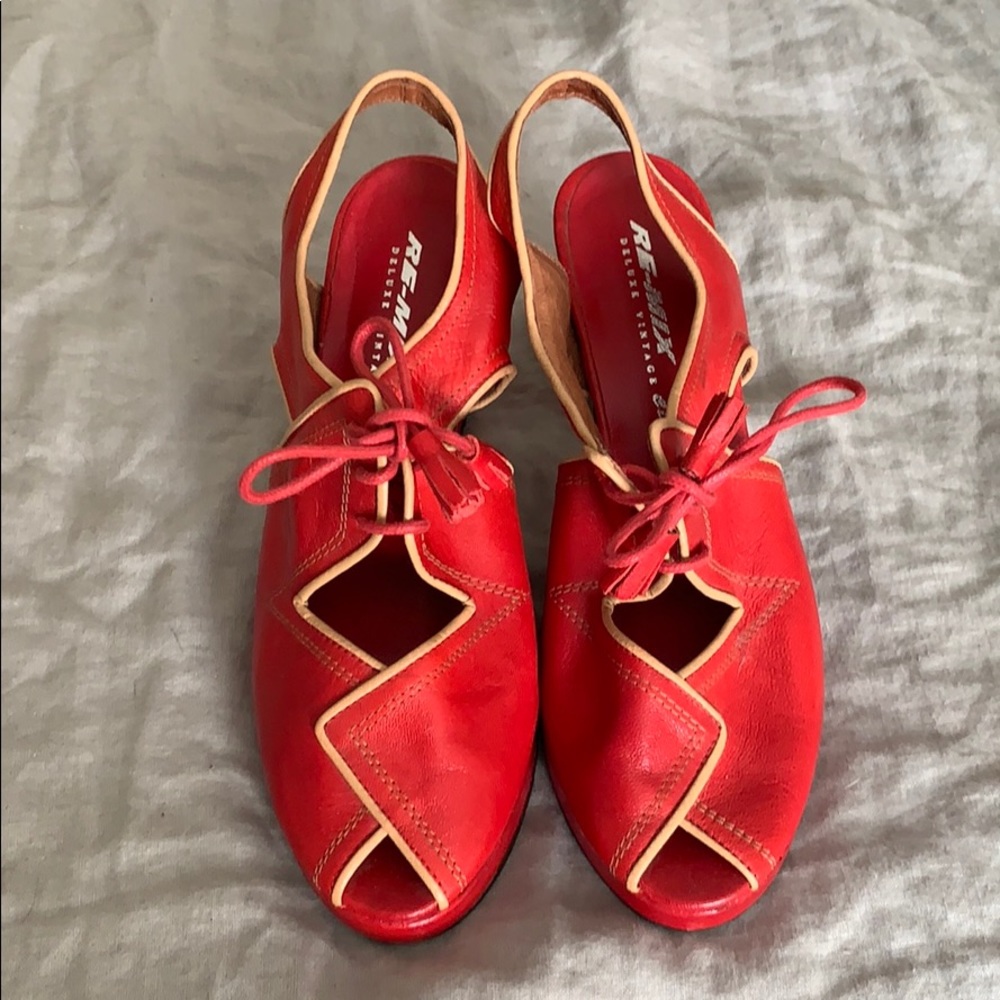 Re-Mix vintage reproduction Kate heels size 6.5